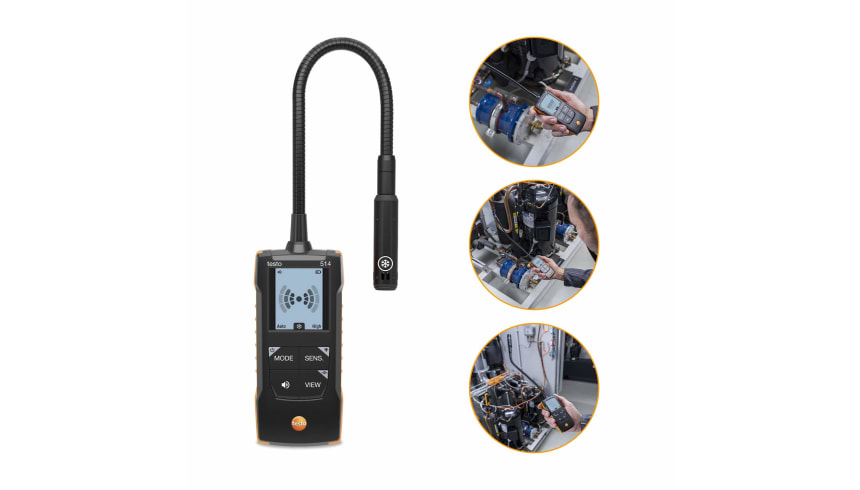 Testo 514 - Detektor úniku chladív - Citlivosť 3 g/rok